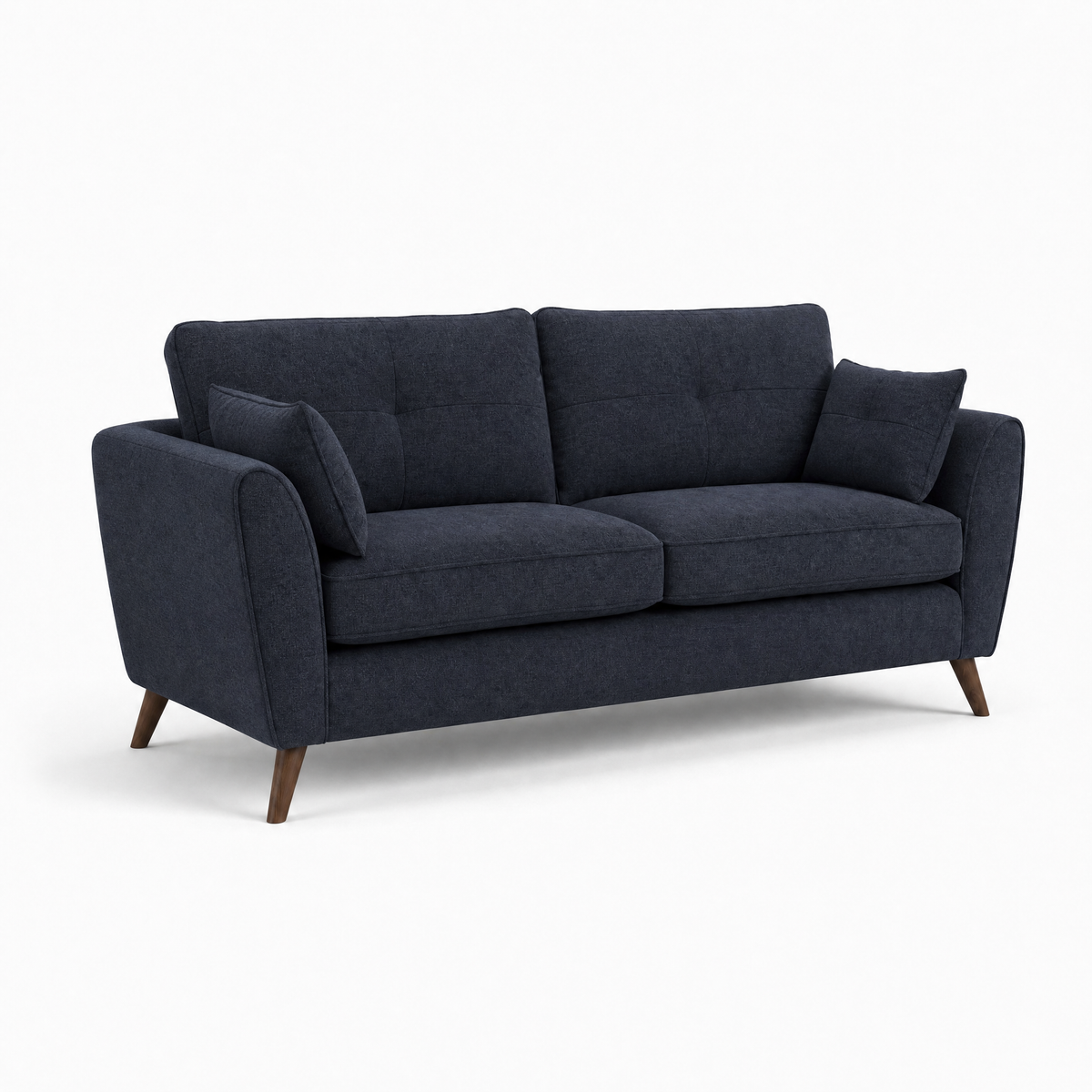 Zara 4 Seater Sofa - 4 Seater Sofa — Kensington Navy / Light Feet, gallery image 2