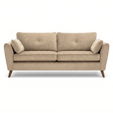 Zara 4 Seater Sofa - 4 Seater Sofa 4 Seater Sofas Sterling Home 6 Plush Cream