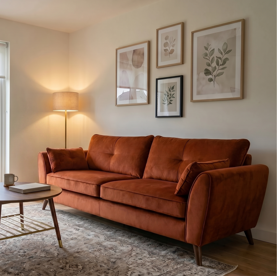 Zara 4 Seater Sofa - 4 Seater Sofa