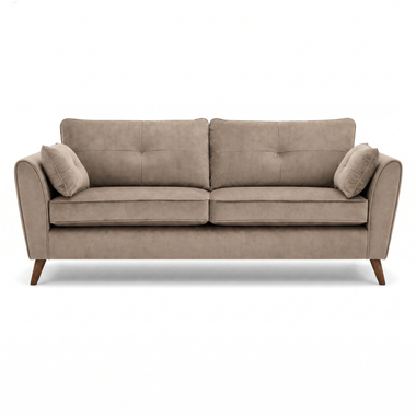 Zara 4 Seater Sofa - 4 Seater Sofa 4 Seater Sofas Sterling Home 3 Plush Pebble