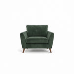Zara Armchair - Armchair Armchairs Sterling Home 4 Plush Emerald Light Feet