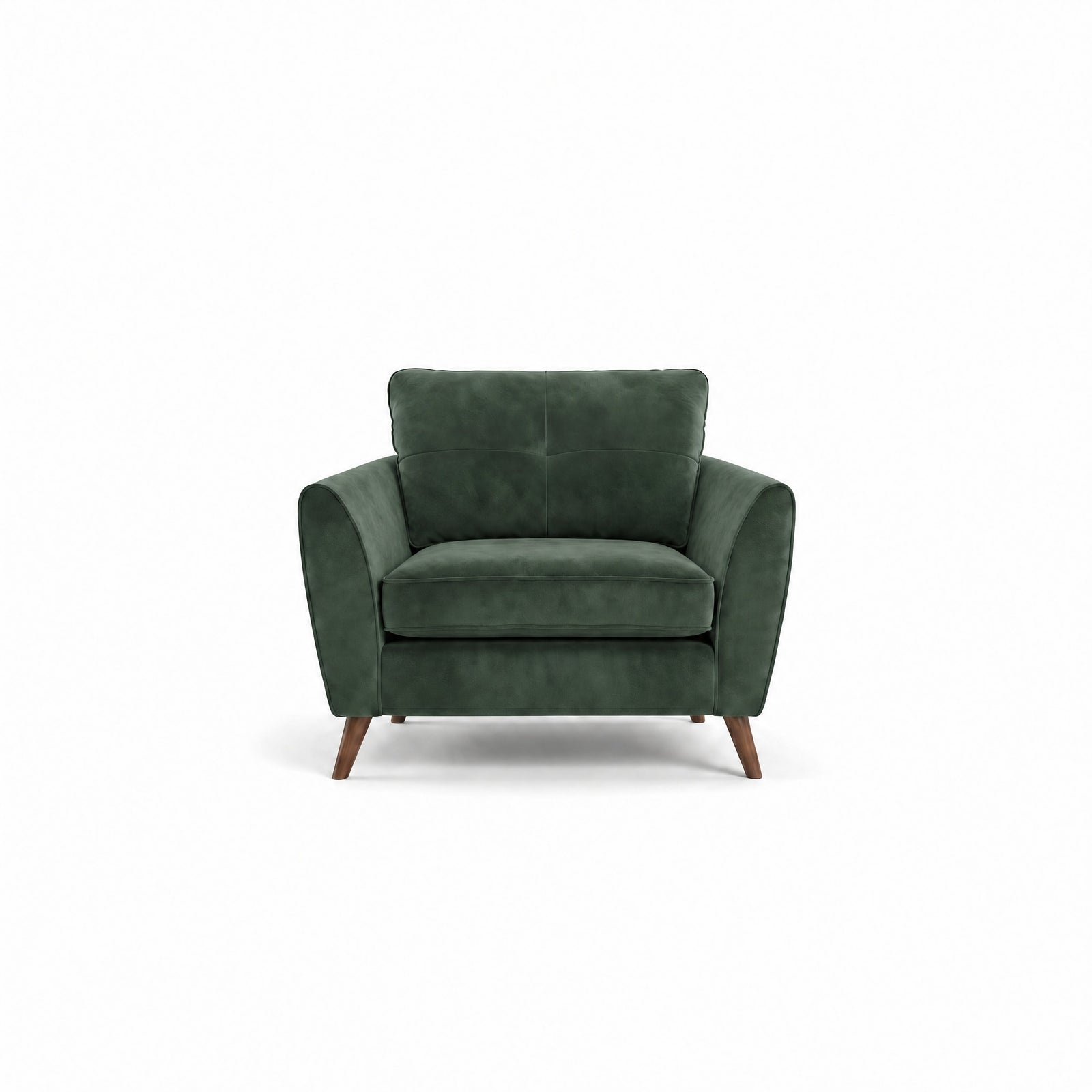 Zara Armchair - Armchair Armchairs Sterling Home 4 Plush Emerald Light Feet