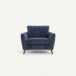 Zara Armchair - Armchair Armchairs Sterling Home 5 Plush Navy Light Feet