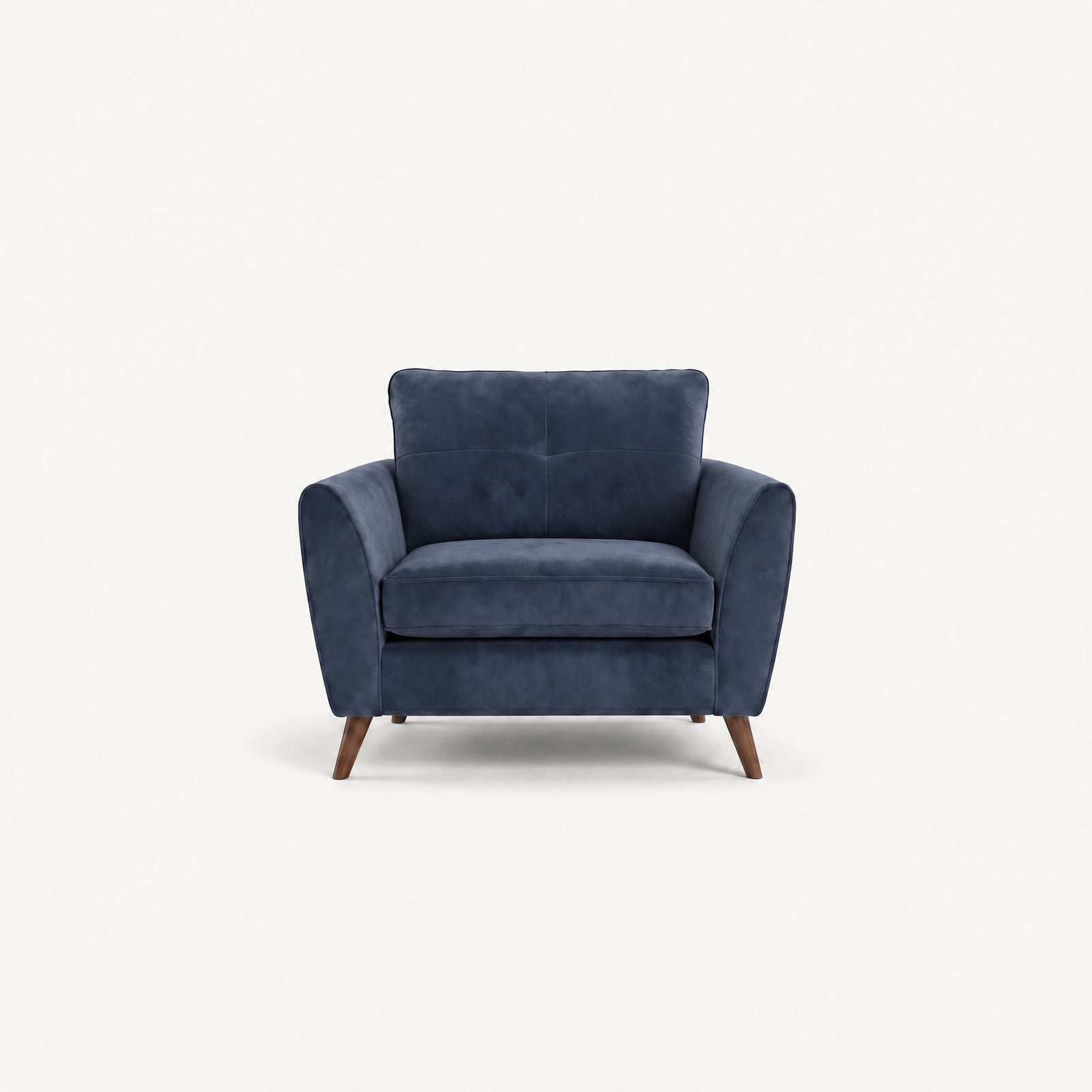 Zara Armchair - Armchair Armchairs Sterling Home 5 Plush Navy Light Feet