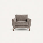 Zara Armchair - Armchair Armchairs Sterling Home 3 Plush Pebble Light Feet