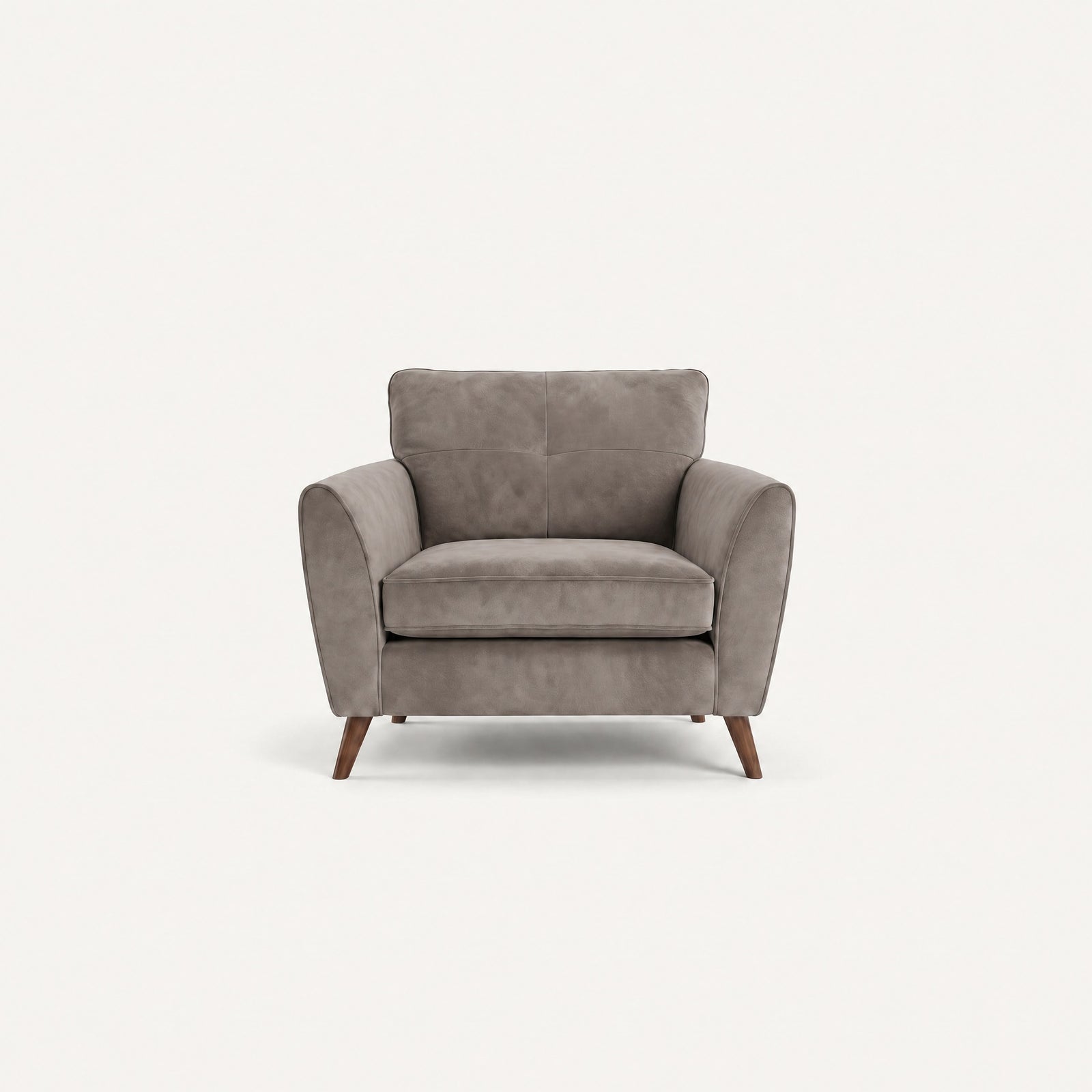 Zara Armchair - Armchair Armchairs Sterling Home 3 Plush Pebble Light Feet