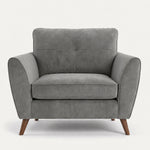 Zara Armchair - Armchair Armchairs Sterling Home 2 Plush Silver Light Feet