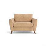 Zara Cuddler - Cuddler Loveseats Sterling Home 6 Plush Cream Light Feet