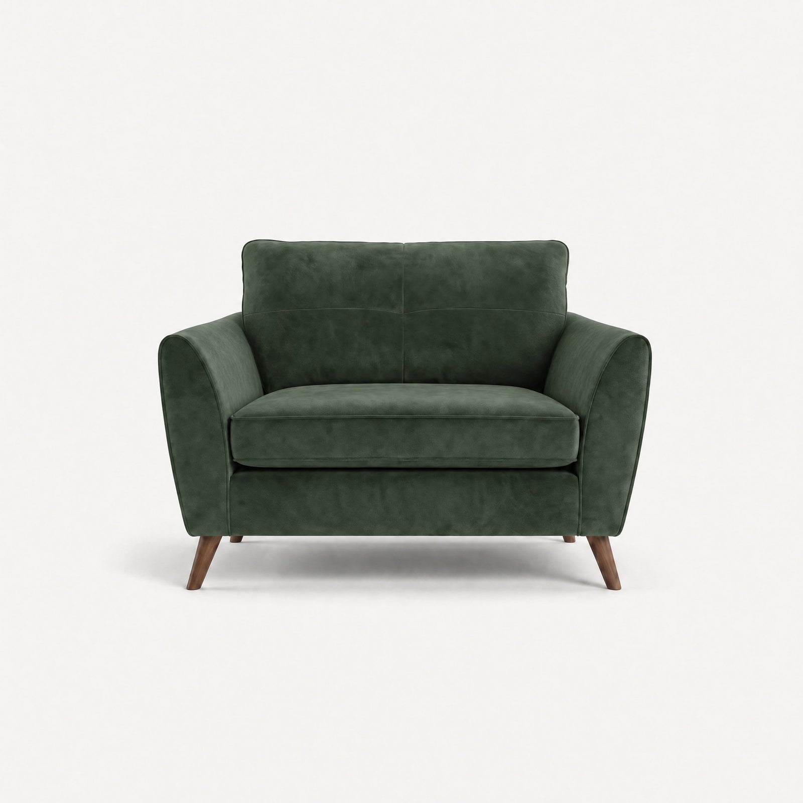 Zara Cuddler - Cuddler Loveseats Sterling Home 4 Plush Emerald Light Feet