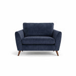Zara Cuddler - Cuddler Loveseats Sterling Home 5 Plush Navy Light Feet