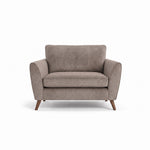 Zara Cuddler - Cuddler Loveseats Sterling Home 3 Plush Pebble Light Feet