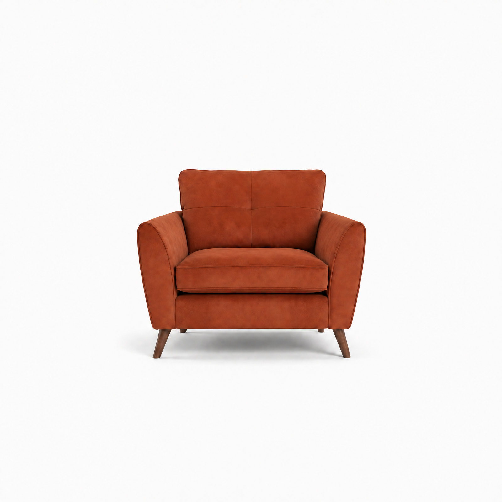 Zara Armchair - Armchair Armchairs Sterling Home 1 Plush Marmalade Light Feet
