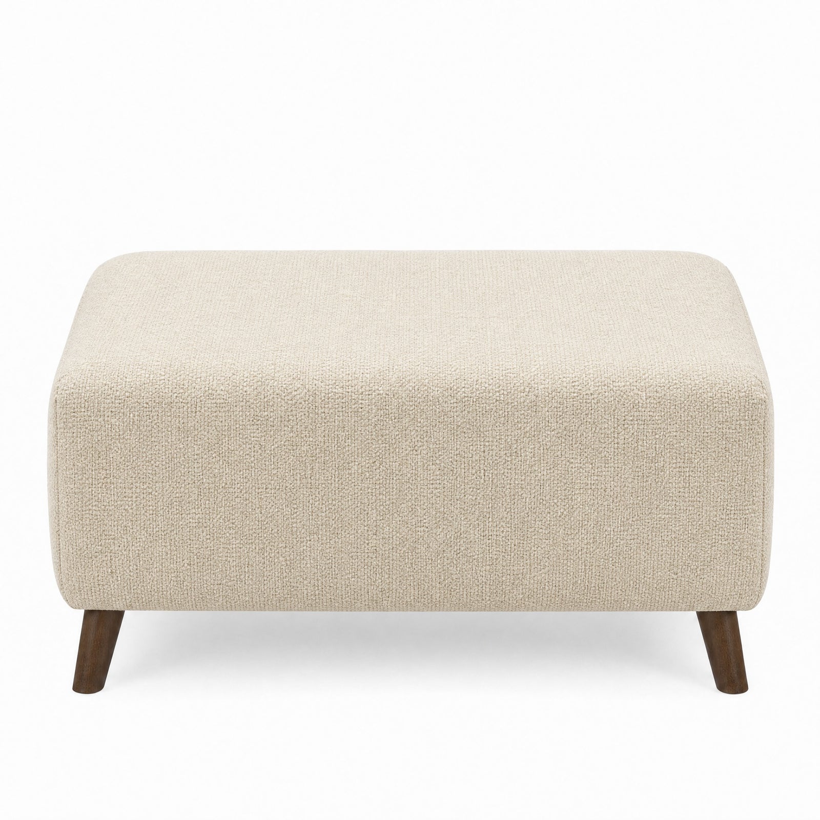 Zara Footstool - Footstool Footstools Sterling Home 10 Kingstown Cream Light Feet