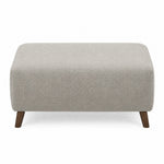 Zara Footstool - Footstool Footstools Sterling Home 11 Kingstown Mink Light Feet