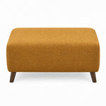 Zara Footstool - Footstool Footstools Sterling Home 14 Kingstown Mustard Light Feet