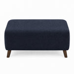 Zara Footstool - Footstool Footstools Sterling Home 13 Kingstown Navy Light Feet