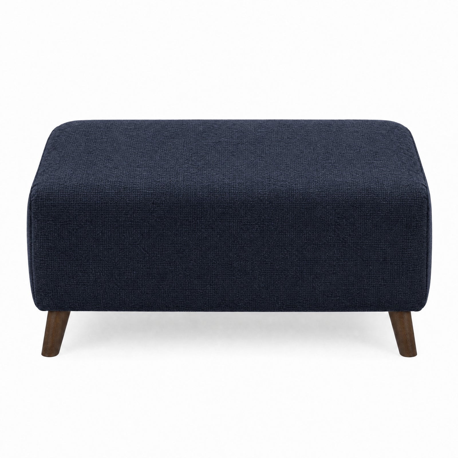 Zara Footstool - Footstool Footstools Sterling Home 13 Kingstown Navy Light Feet