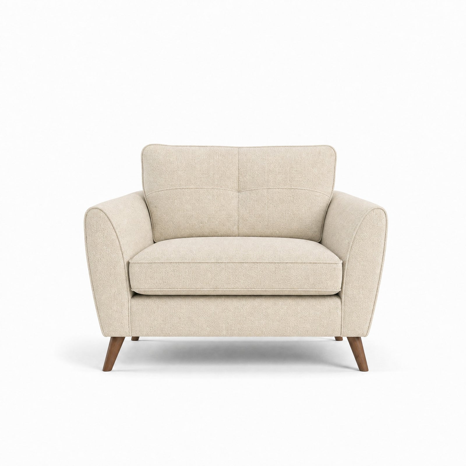 Zara Cuddler - Cuddler Loveseats Sterling Home 10 Kingstown Cream Light Feet