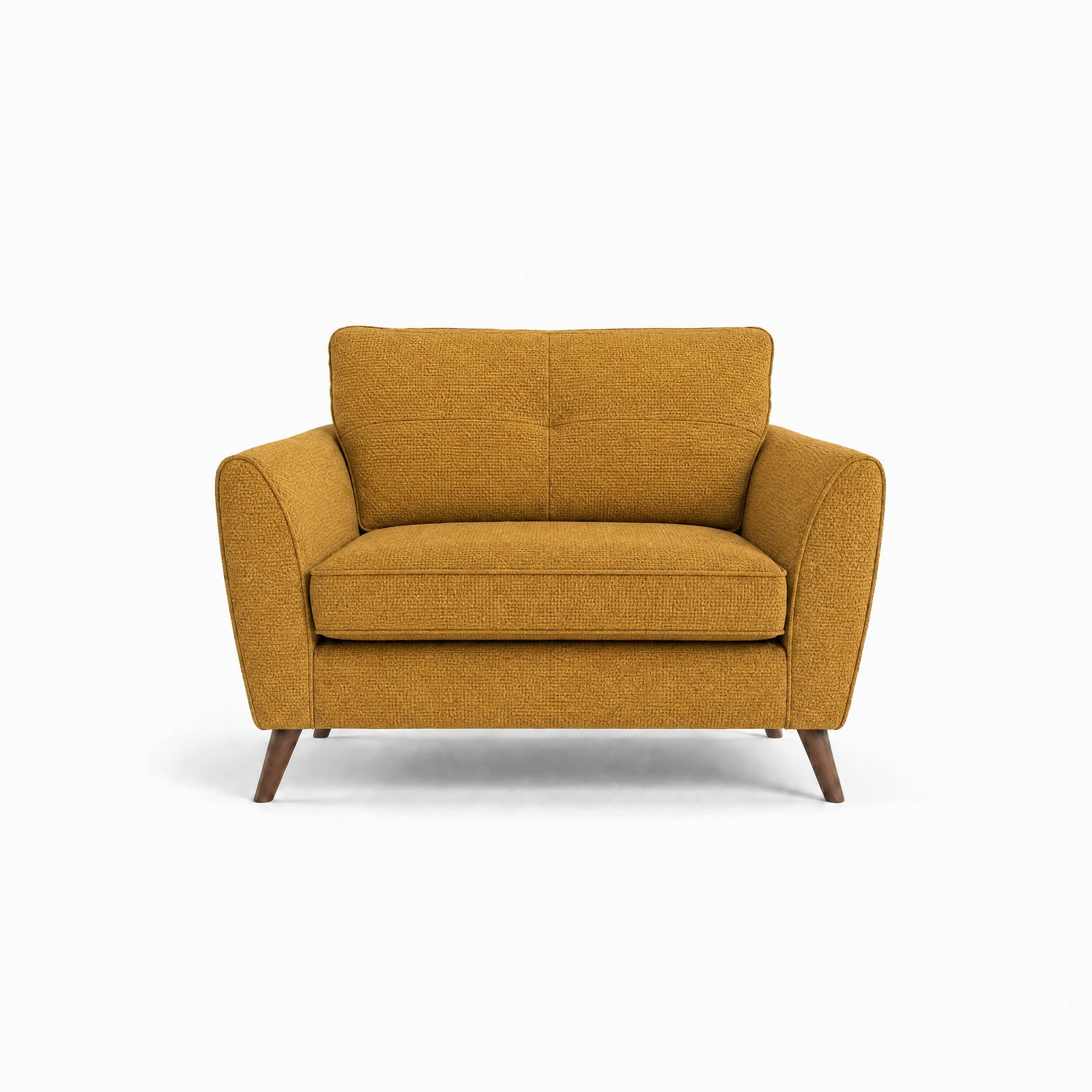 Zara Cuddler - Cuddler Loveseats Sterling Home 14 Kingstown Mustard Light Feet