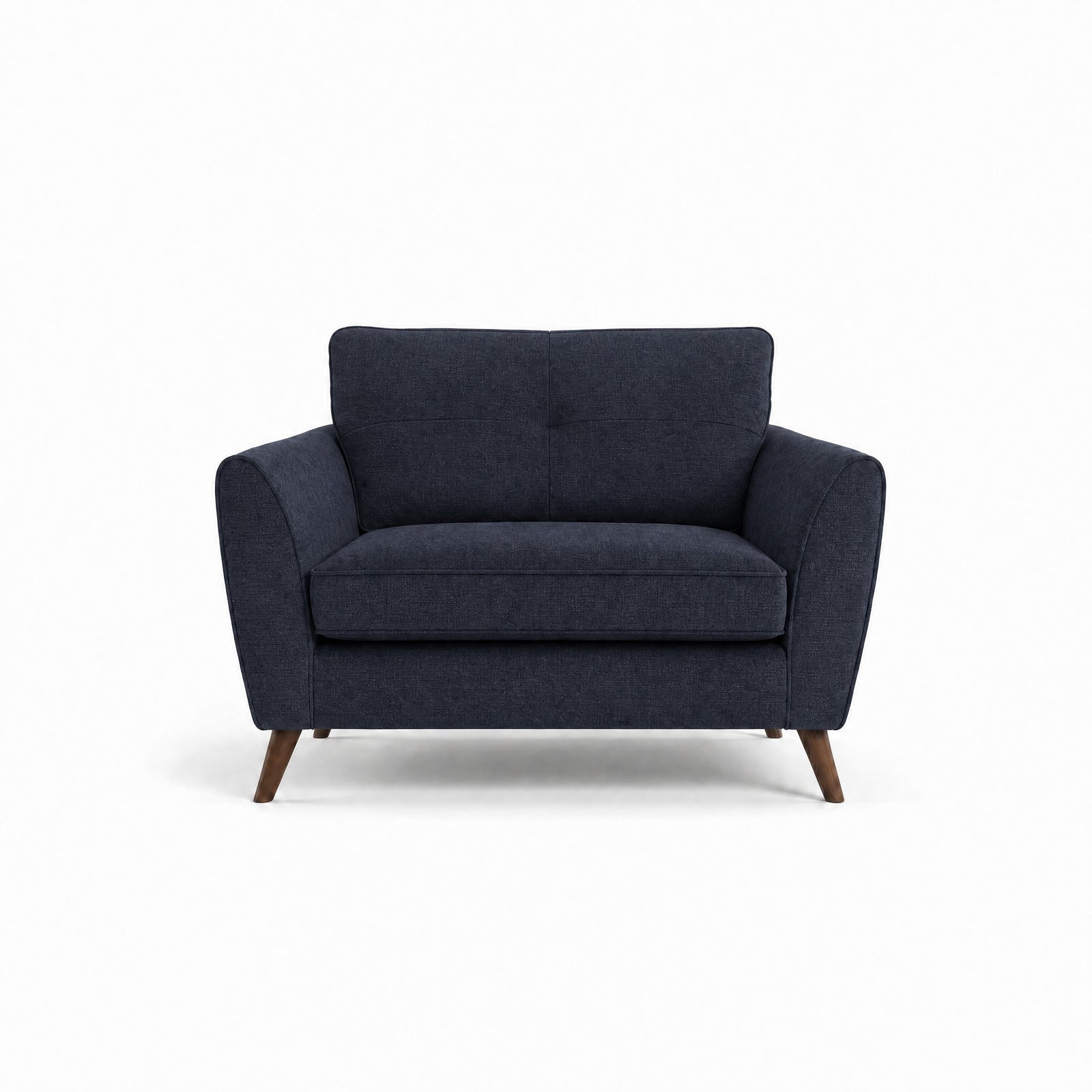 Zara Cuddler - Cuddler Loveseats Sterling Home 13 Kingstown Navy Light Feet