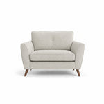Zara Cuddler - Cuddler Loveseats Sterling Home 8 Kingstown Silver Light Feet