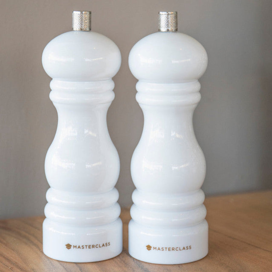 Masterclass White Salt and Pepper Mill - Mc Salt/Pepper Mill 17CM White Sterling Home 2
