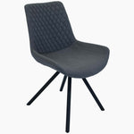 Ace Pair of Shadow Grey Dining Chairs - Dining Chair - Pair Shadow Grey Sterling Home 2
