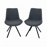 Ace Pair of Shadow Grey Dining Chairs - Dining Chair - Pair Shadow Grey Sterling Home 1
