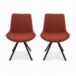 Ace Pair of Burnt Orange Dining Chairs - Dining Chair - Pair Burnt Orange Sterling Home 1