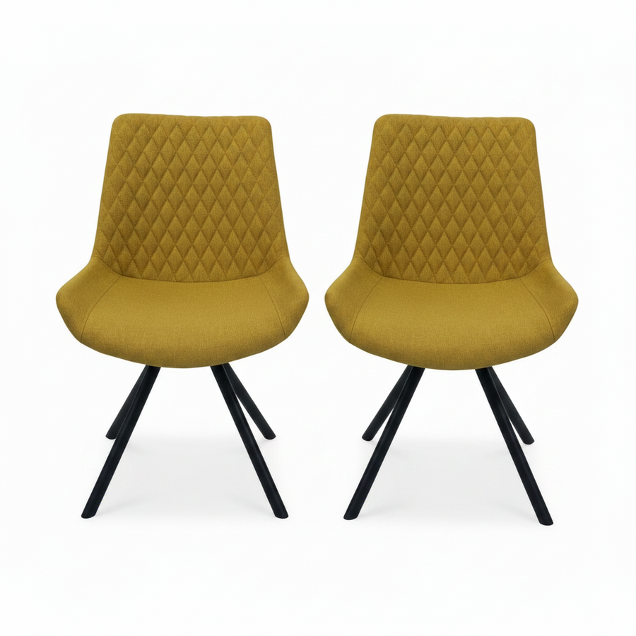 Ace Pair of Saffron Dining Chairs - Dining Chair - Pair Saffron Sterling Home 1