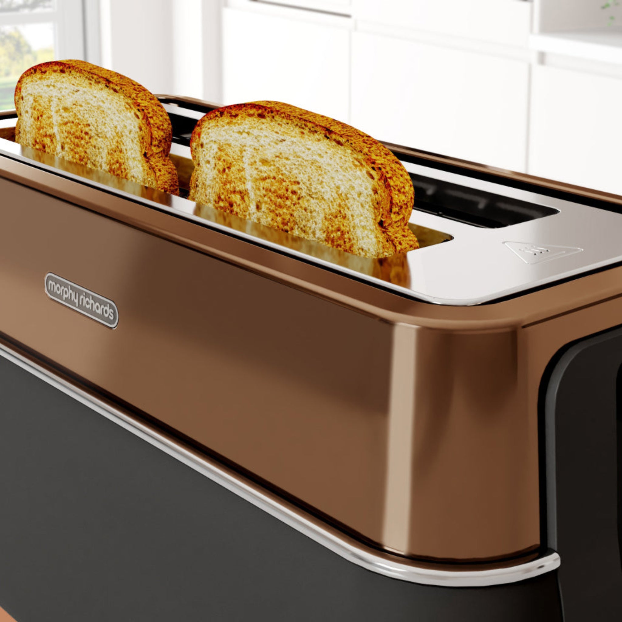 Morphy Richards Signature 4 Slice Toaster Black & Copper Sterling Home 2