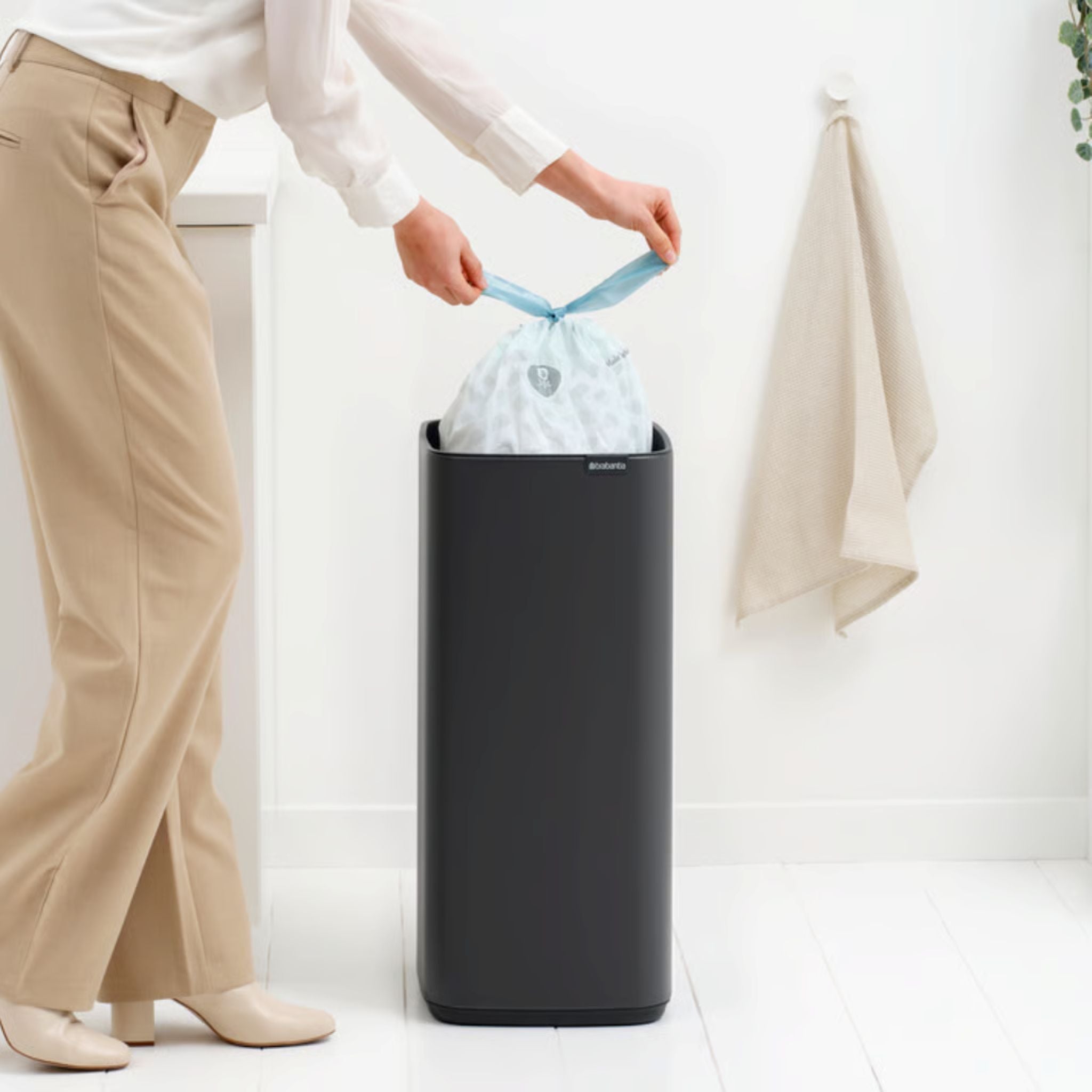 Brabantia Bo Touch Bin Mineral Infinite Grey 30L - Bo Touch Bin 30L Mineral Infinite Grey Sterling Home 1