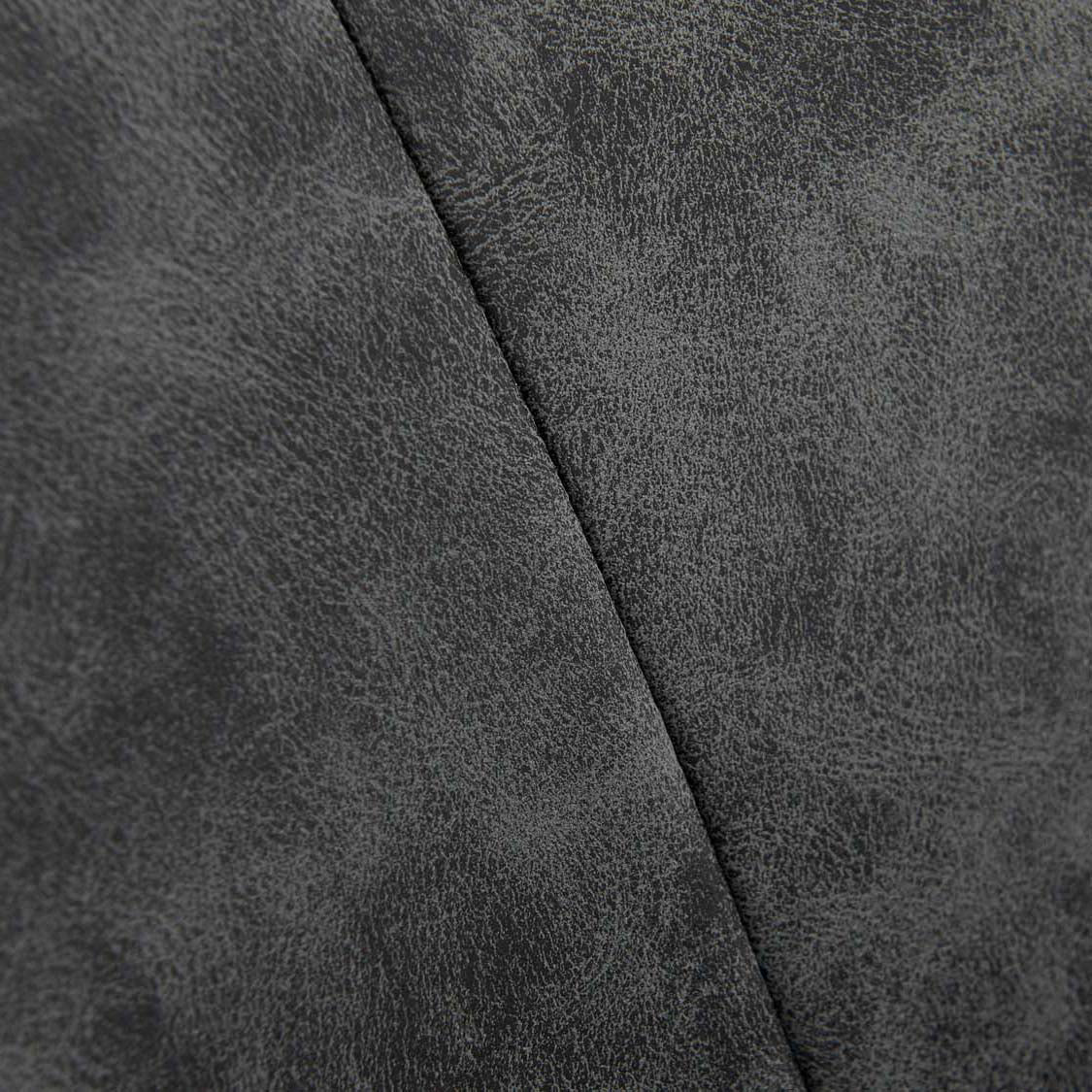 Akida Bar Stool - Bar Stool Faux Concrete / Black Powder Chairs Sterling Home 4