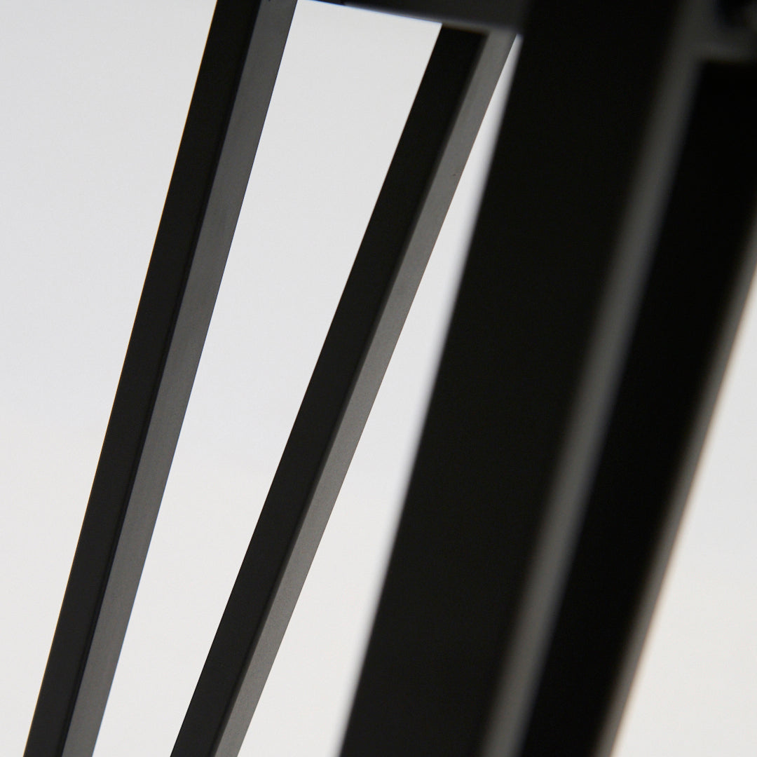 Akida Bar Table - Bar Table Faux Concrete / Black Powder Tables Sterling Home 4