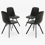 Akida Rectangular Dining Table & 4 Dining Chairs Sterling Home 3