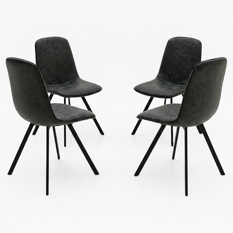 Akida Rectangular Dining Table & 4 Dining Chairs Sterling Home 3