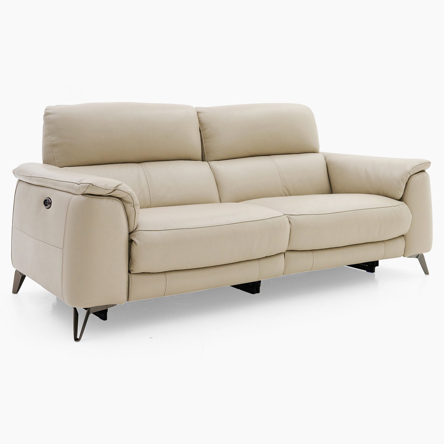 Allegra 3 Seater Recliner Sofa - 2.5 Seater Power Recliner with Power Headrest Cat 20S - Power with Power Headrest & USB 3 Seater Sofas Sterling Home 3