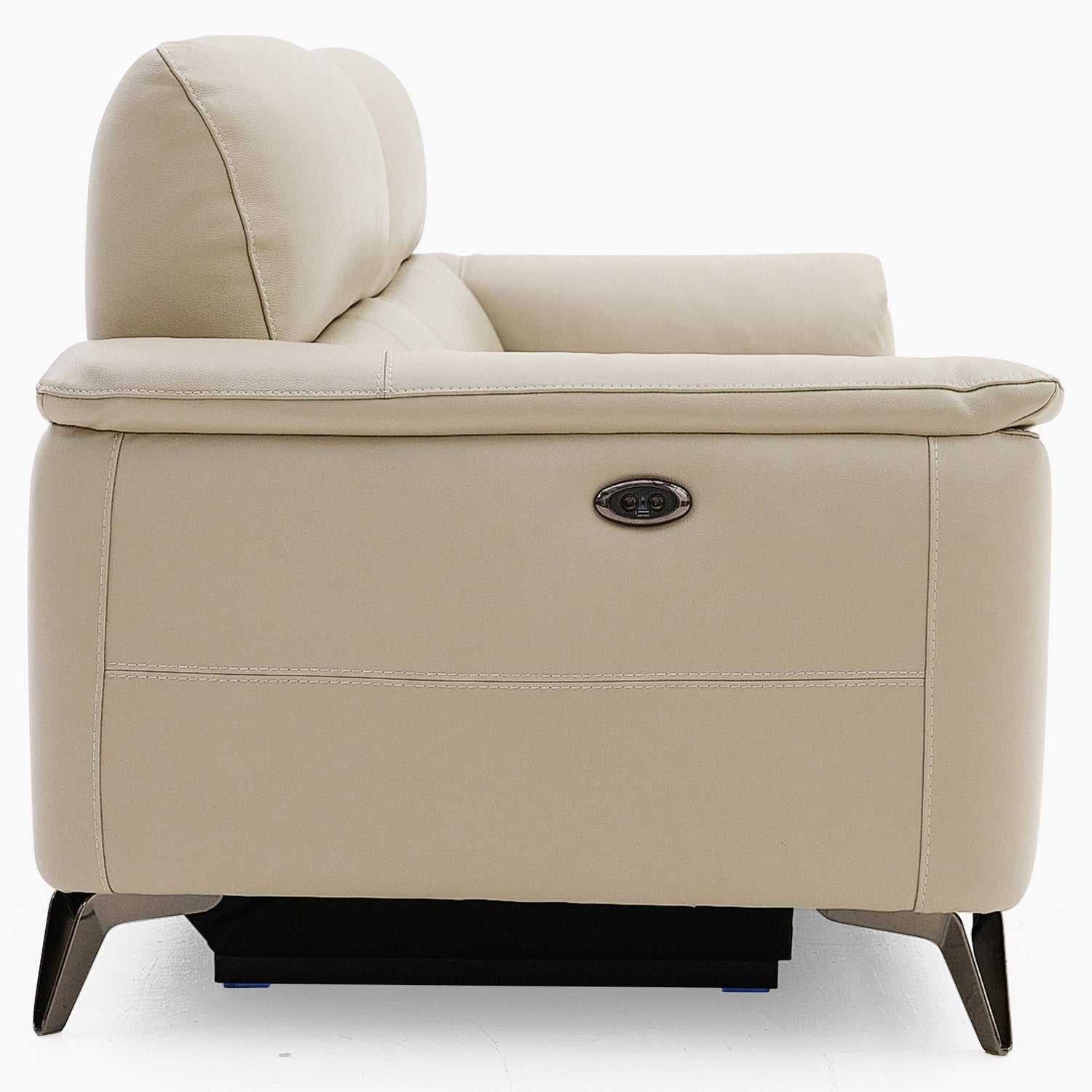 Allegra 3 Seater Recliner Sofa - 2.5 Seater Power Recliner with Power Headrest Fabric - Power with Power Headrest Sterling Home 4