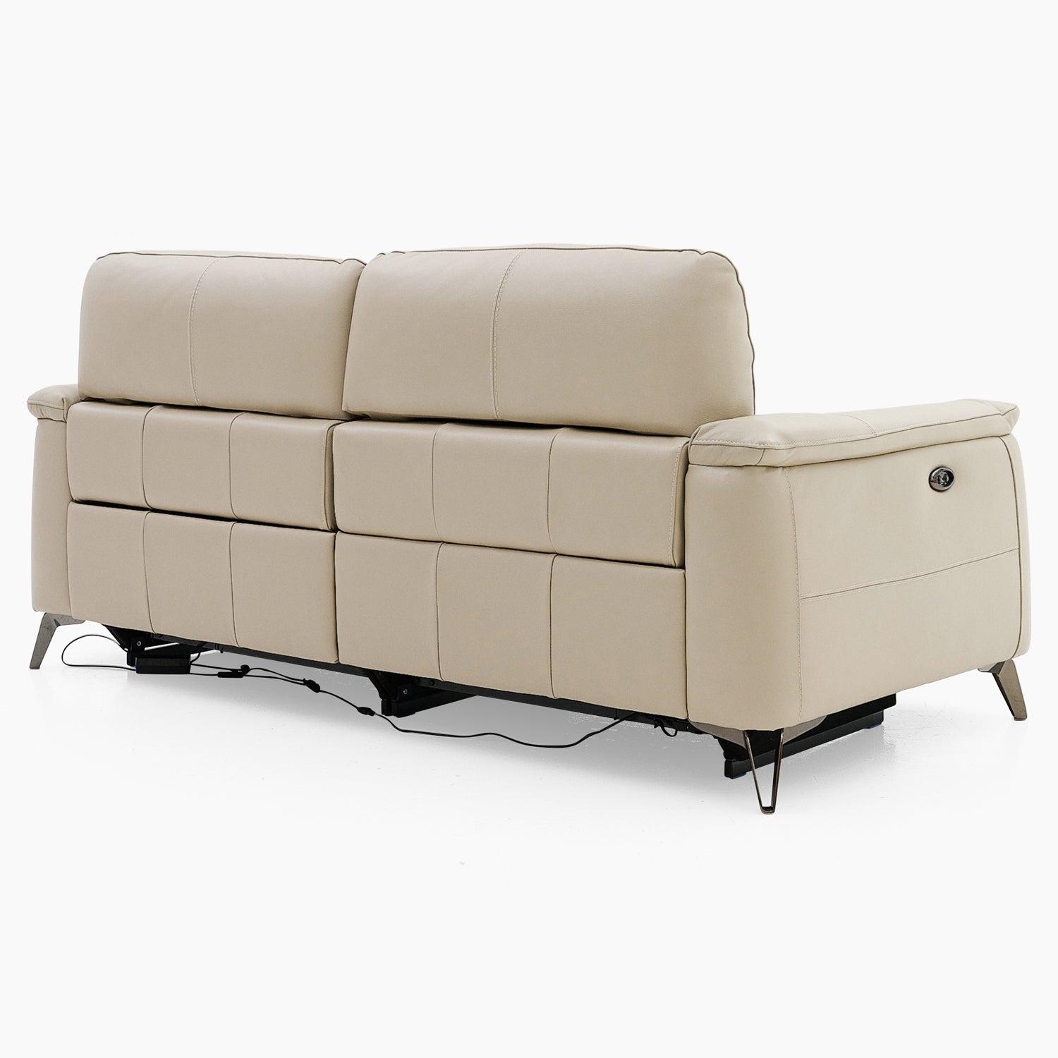 Allegra 3 Seater Recliner Sofa - 2.5 Seater Power Recliner with Power Headrest Cat 20S - Power with Power Headrest & USB 3 Seater Sofas Sterling Home 6