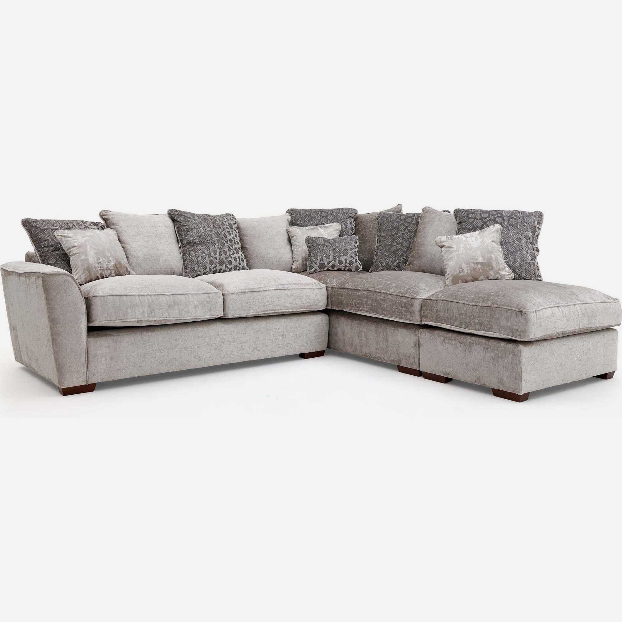 Allure Corner Sofa with Footstool - Corner Group with Stool Chaise Right Grade A - Right Hand Facing - Extraflex Sterling Home 1