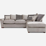 Allure Corner Sofa with Footstool - Corner Group with Stool Chaise Left Grade A - Left Hand Facing - Extraflex Sterling Home 5