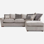 Allure Corner Sofa with Footstool - Corner Group with Stool Chaise Right Grade C - Right Hand Facing - Extraflex Corner Sofas Sterling Home 1