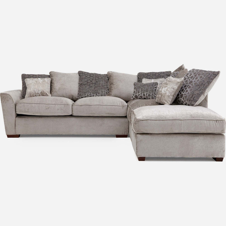 Allure Corner Sofa with Footstool - Corner Group with Stool Chaise Right Grade C - Right Hand Facing - Extraflex Corner Sofas Sterling Home 1