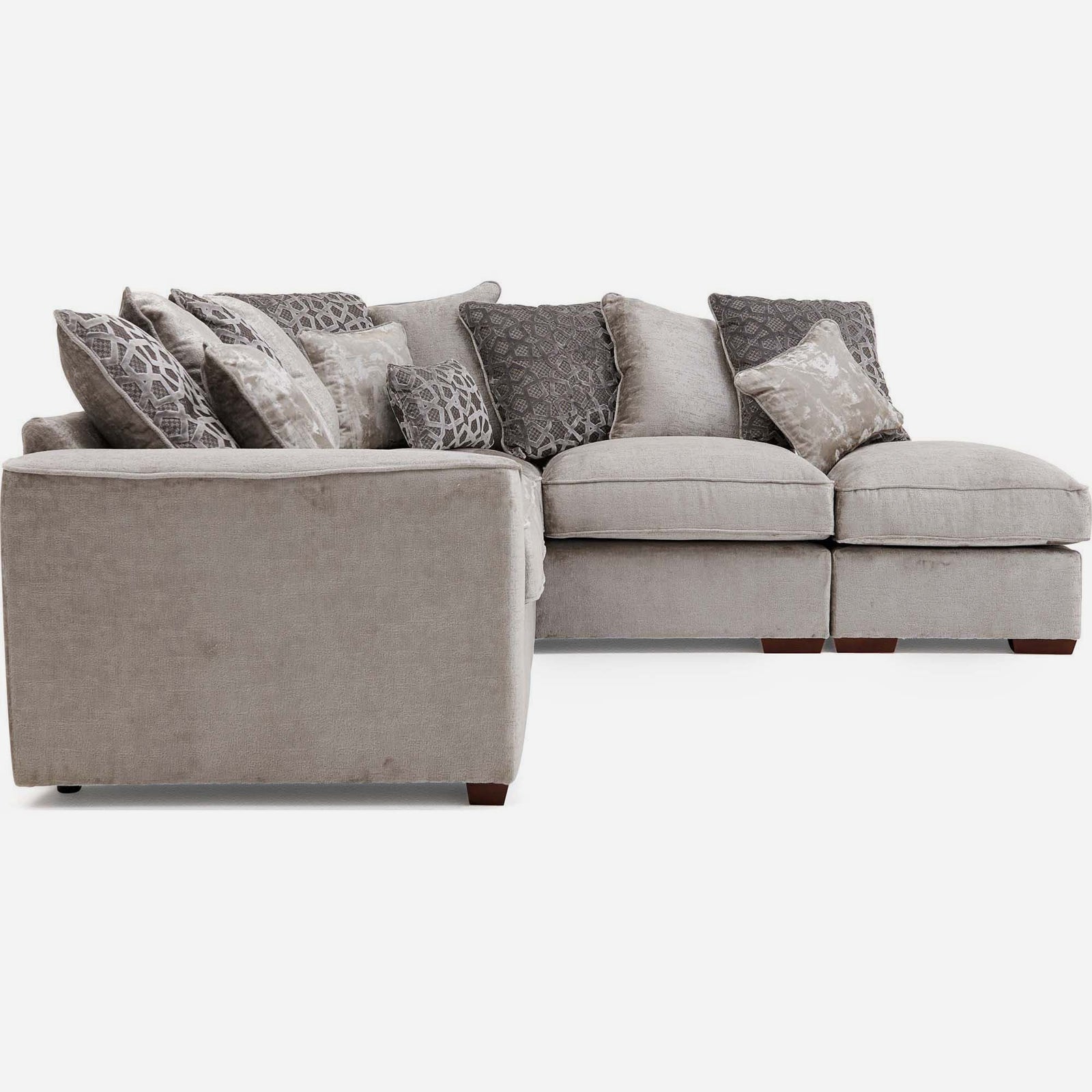 Allure Corner Sofa with Footstool - Corner Group with Stool Chaise Right Grade B - Right Hand Facing - Extraflex Corner Sofas Sterling Home 4