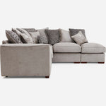 Allure Corner Sofa with Footstool - Corner Group with Stool Chaise Left Grade A - Left Hand Facing - Extraflex Sterling Home 6