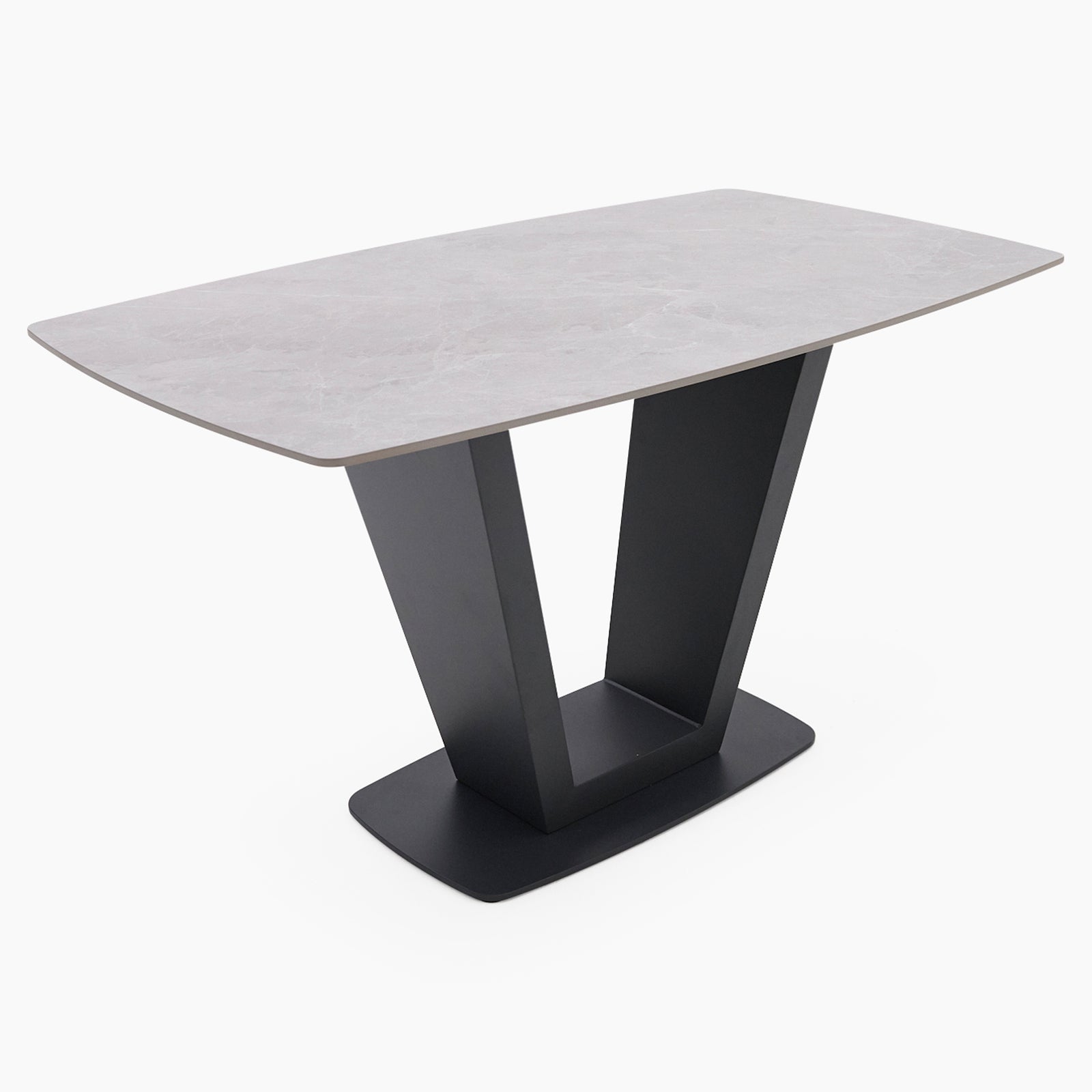 Alpha Compact Dining Table - 135cm Compact Dining Table Grey Tables Sterling Home 5
