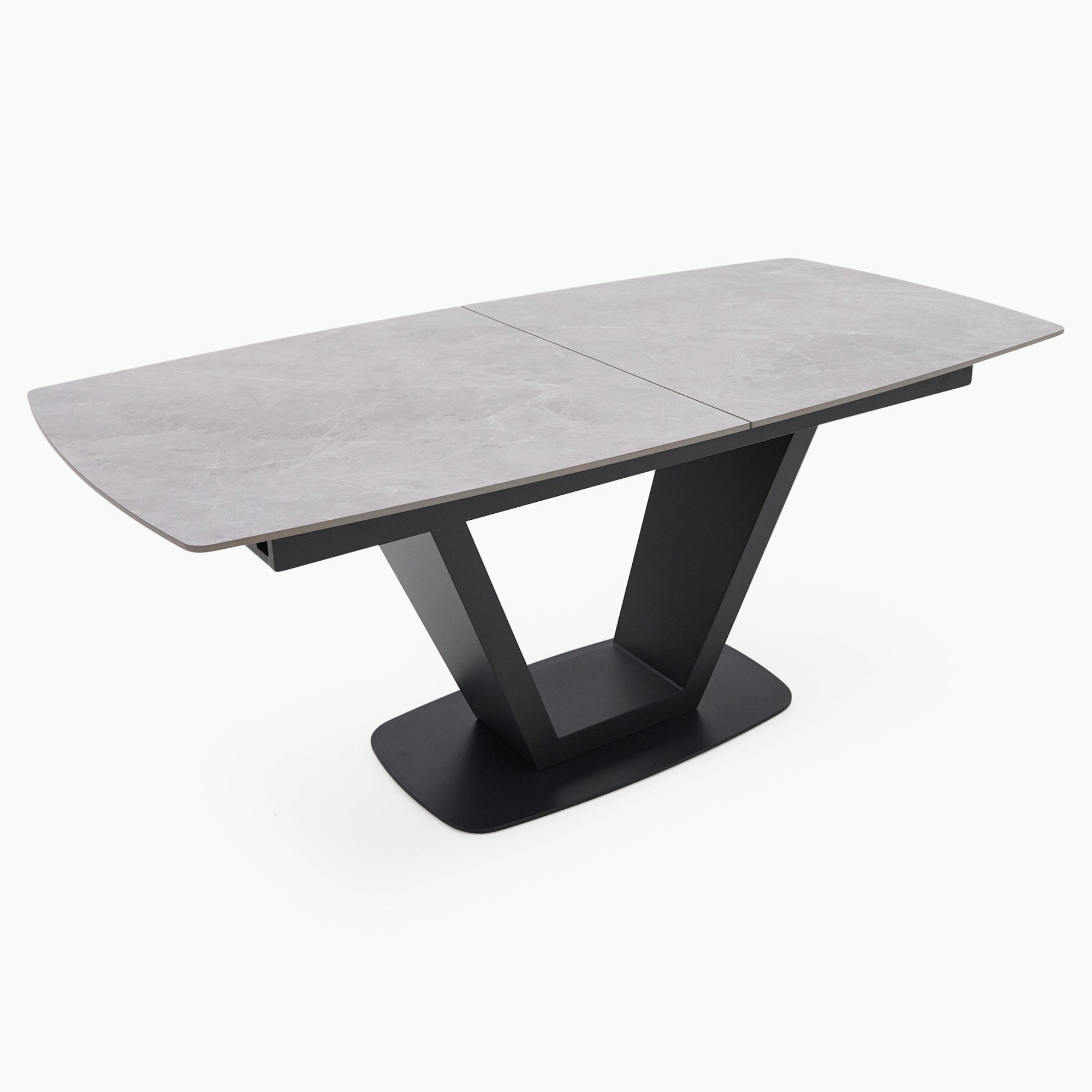 Alpha Extending Dining Table - 180cm Extending Dining Table Grey Tables Sterling Home 6