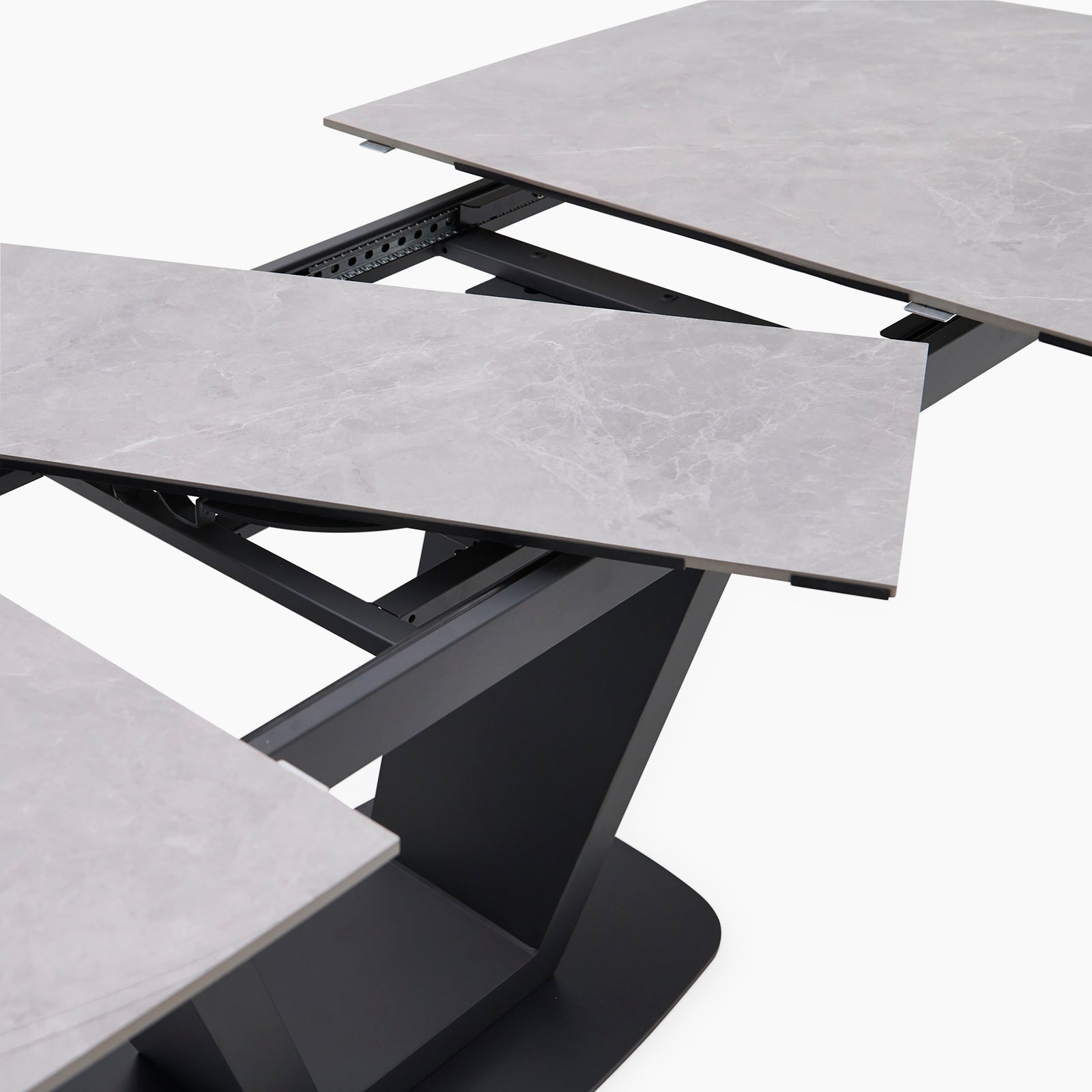 Alpha Extending Dining Table - 180cm Extending Dining Table Grey Tables Sterling Home 8