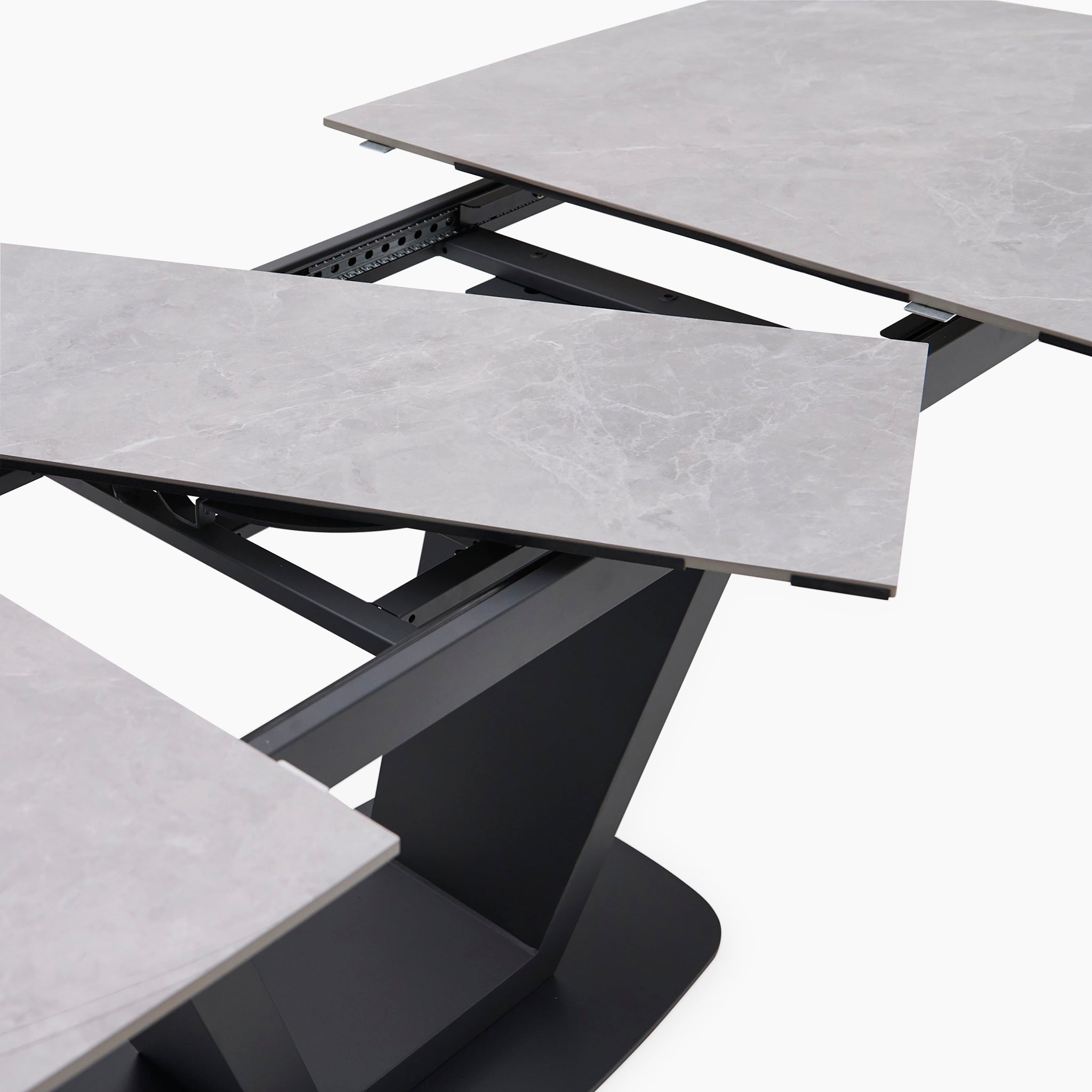 Alpha Extending Dining Table - 180cm Extending Dining Table Grey Tables Sterling Home 8