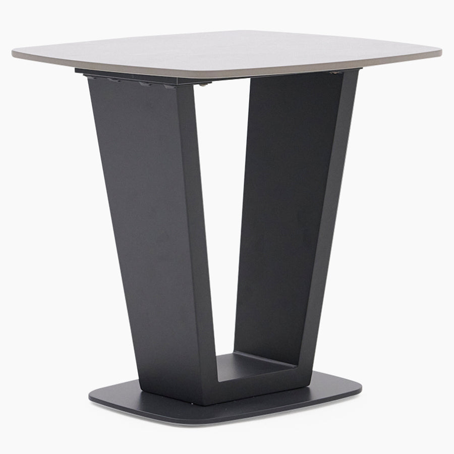 Alpha Side Table - Lamp Table Grey Tables Sterling Home 2